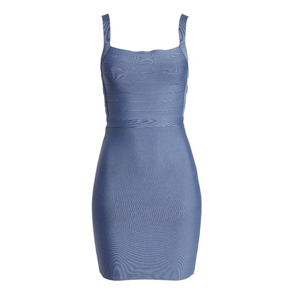 Tiger Mist Prague Back Cutout Blue Mini Dress M - Picture 10 of 16